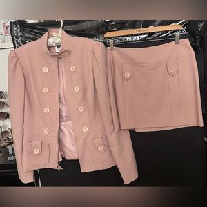 Vintage Bebe skirt and jacket Set